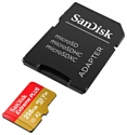 SanDisk Extreme PLUS microSDXC Class 10 UHS Class 3 V30 A2 170MB/s 256GB + SD adapter