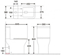 Aquanet Rimless Cube 2-C CL-12288