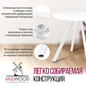 Millwood Олесунн D800 (18 мм, белый/металл белый)