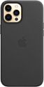 Apple MagSafe Leather Case для iPhone 12 Pro Max (черный)