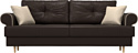 Лига диванов Сплин 101691 (экокожа, коричневый)