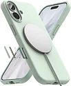 Ringke Silicone Magnetic для iPhone 17 (Soft Mint)