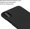 Pitaka MagEZ для iPhone X (plain, черный/серый)
