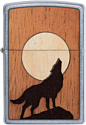 Zippo 49043 Woodchuck USA Howling Wolf