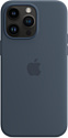 Apple MagSafe Silicone Case для iPhone 14 Pro Max (синий шторм)