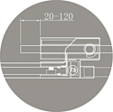 Cezares SLIDER-AH-1-100-70/80-C-GM Cezares SLIDER-AH-1-100-70/80-C-GM