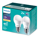 Philips ESS LEDBulb 11W E27 3000K 230V 2CT