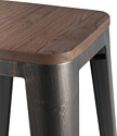 Stool Group TOLIX WOOD барный (черный) патина золото