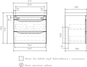 Volna Тумба Lake 60.2Y с умывальником