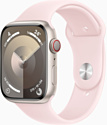 Apple Watch Series 9 LTE 45 мм (алюминиевый корпус, спортивный силиконовый ремешок S/M)