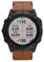 Garmin Fenix 6X Sapphire с кожаным ремешком