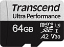 Transcend microSDXC 340S 64GB (с адаптером)