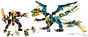 LEGO Ninjago 71796 Стихийный дракон против Робота-императрицы