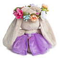 Зайка Ми В веночке и фиолетовом платье (22 см) (SidM 133)