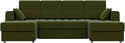 Mebelico Эмир-П 58818 (вельвет, зеленый)