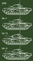 Italeri 15760 Churchill Mk.III Mk.III 75Mm Mk.Iv Avre Mk.V Na 75 Mk.Vi