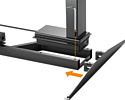 ErgoSmart Ergo Desk Pro 1360x800x36 мм (бетон чикаго светло-серый/черный)
