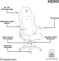 Noblechairs Hero PU (черный/синий)