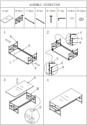 Stool Group Бруклин 120x60 ECT-013 (прозрачное стекло/сталь серебристый)