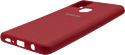EXPERTS Original Tpu для Samsung Galaxy A21s с LOGO (темно-красный)