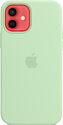 Apple MagSafe Silicone Case для iPhone 12/12 Pro (фисташковый)