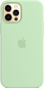 Apple MagSafe Silicone Case для iPhone 12/12 Pro (фисташковый)
