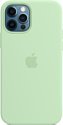 Apple MagSafe Silicone Case для iPhone 12/12 Pro (фисташковый)