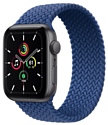 Apple Watch SE GPS 44mm Aluminum Case with Braided Solo Loop