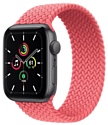 Apple Watch SE GPS 44mm Aluminum Case with Braided Solo Loop