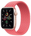 Apple Watch SE GPS 44mm Aluminum Case with Braided Solo Loop