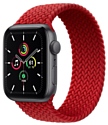 Apple Watch SE GPS 44mm Aluminum Case with Braided Solo Loop