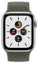 Apple Watch SE GPS 44mm Aluminum Case with Braided Solo Loop