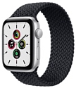 Apple Watch SE GPS 44mm Aluminum Case with Braided Solo Loop