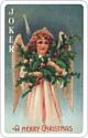 US Games Systems Old Time Christmas Angles Playing Card Deck CAN54