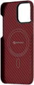 Pitaka MagEZ Case 2 для iPhone 13 Pro Max (twill, красный/оранжевый)