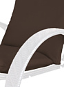 M-Group Фасоль 12370105 (белый ротанг/коричневая подушка)