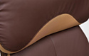TetChair Grand (иск. кожа/ткань, коричневый/бронзовый)