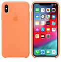 Apple Silicone Case для iPhone XS (свежая папайя)