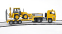 Bruder MAN TGA Low loader truck with JCB Backhoe loader 02776