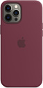 Apple MagSafe Silicone Case для iPhone 12 Pro Max (сливовый)