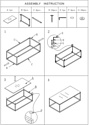 Stool Group Таун 120x60 ECT-022-TG-SK (стекло smoke/сталь золото)