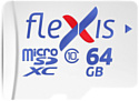 Flexis microSDHC 64GB Class 10 U1 FMSD064GU1A
