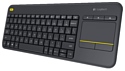 Logitech Wireless Touch Keyboard K400 Plus black USB
