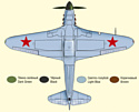 ARK models AK 48011 Истребитель Як-7Б советского лётчика-аса Петра Покрышев