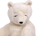 Hansa Сreation Белый медведь спящий 5116 (75 см)