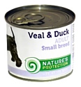 Nature's Protection Консервы Dog Adult Small Breed Veal & Duck (0.2 кг) 1 шт.