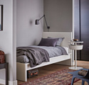 Ikea Мальм 200x90 (белый, без основания) 203.691.53