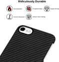Pitaka MagEZ Case Pro для iPhone 8 (twill, черный/серый)