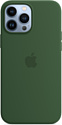 Apple MagSafe Silicone Case для iPhone 13 Pro Max (зеленый клевер)