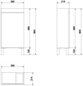 Cersanit Como 40 (P-SU-SMA-CO40-Wh)